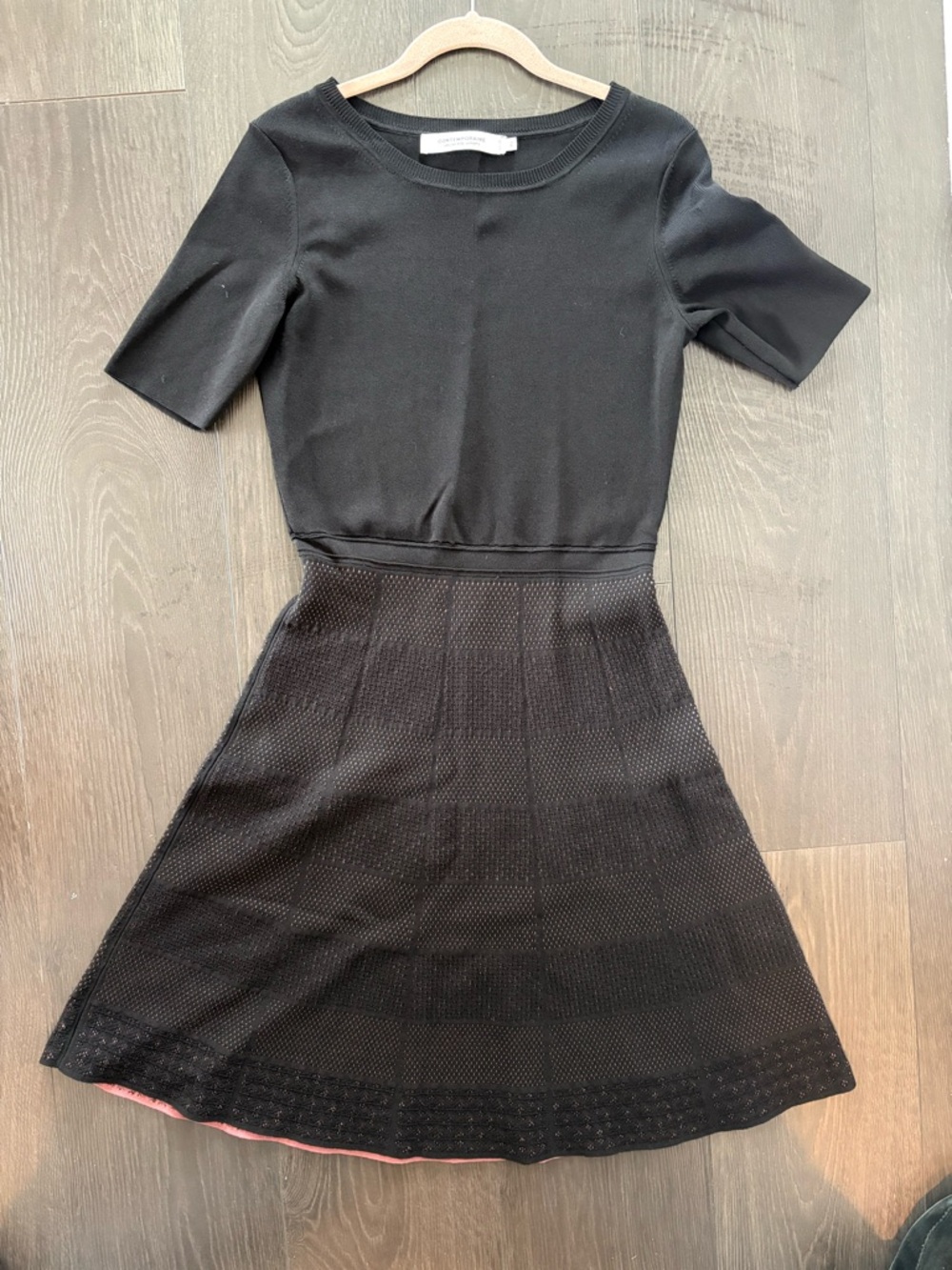 Contemporaine by Simons Knit Fit & Flare Dress – Size Small